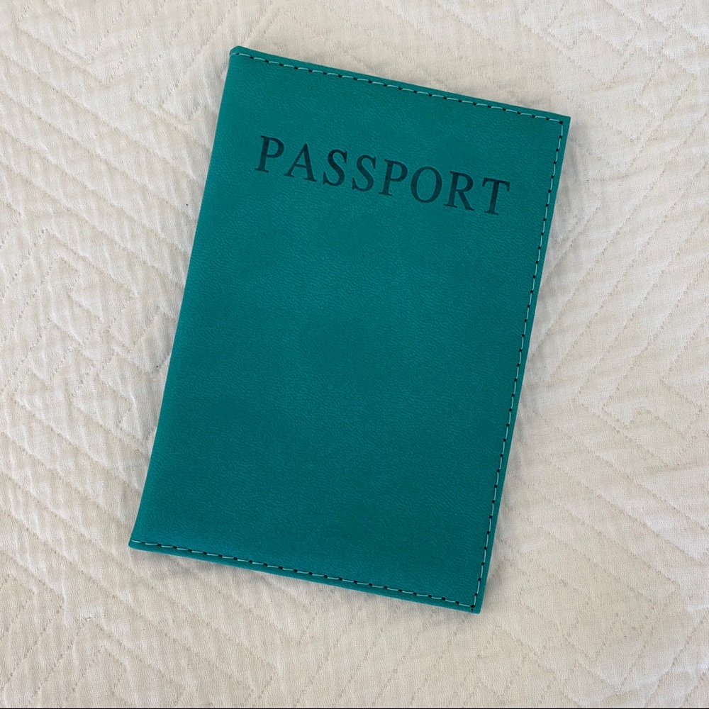 Teal Passport Cover